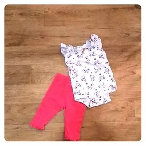 6month Carhartt top and 6 months Carter's pants